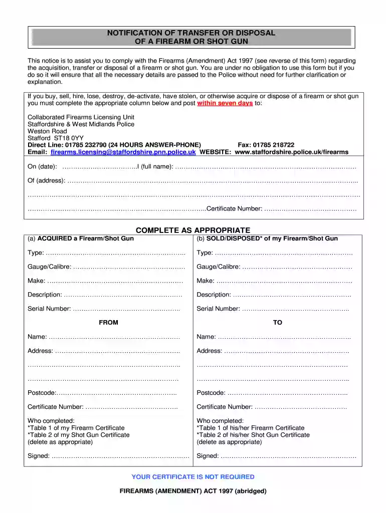 shotgun transfer online west midlands Preview on Page 1