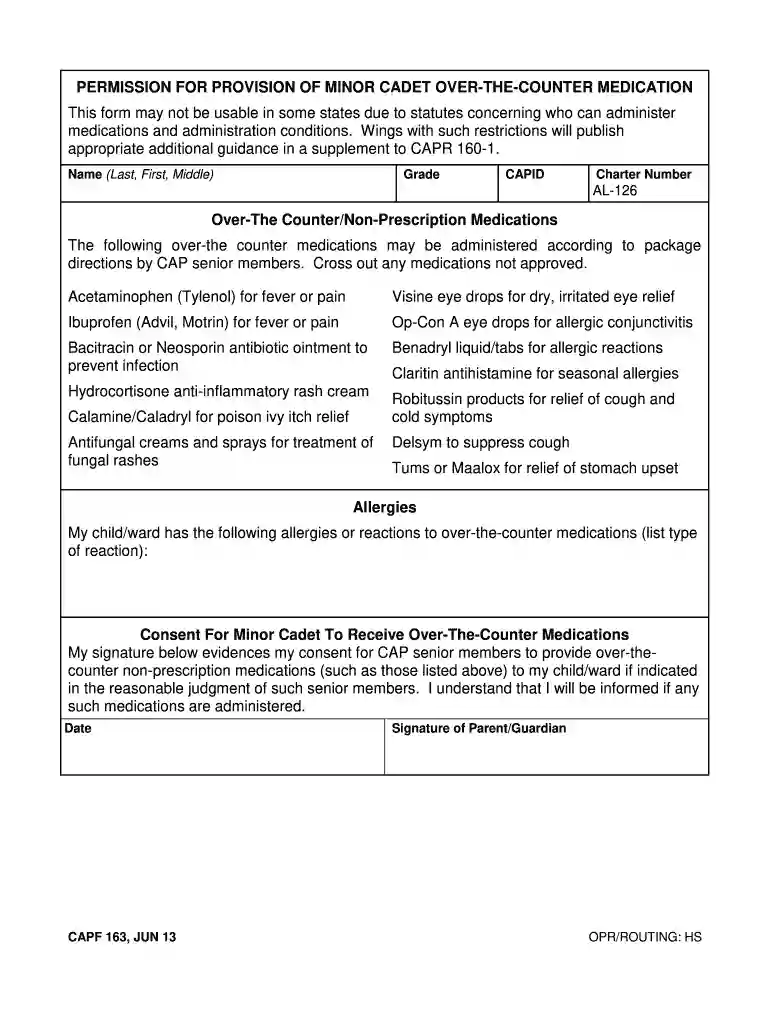 capf 163 Preview on Page 1
