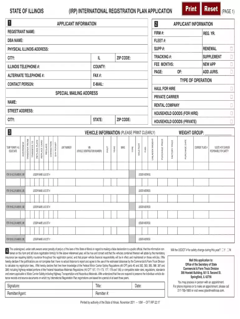 illinois irp Preview on Page 1