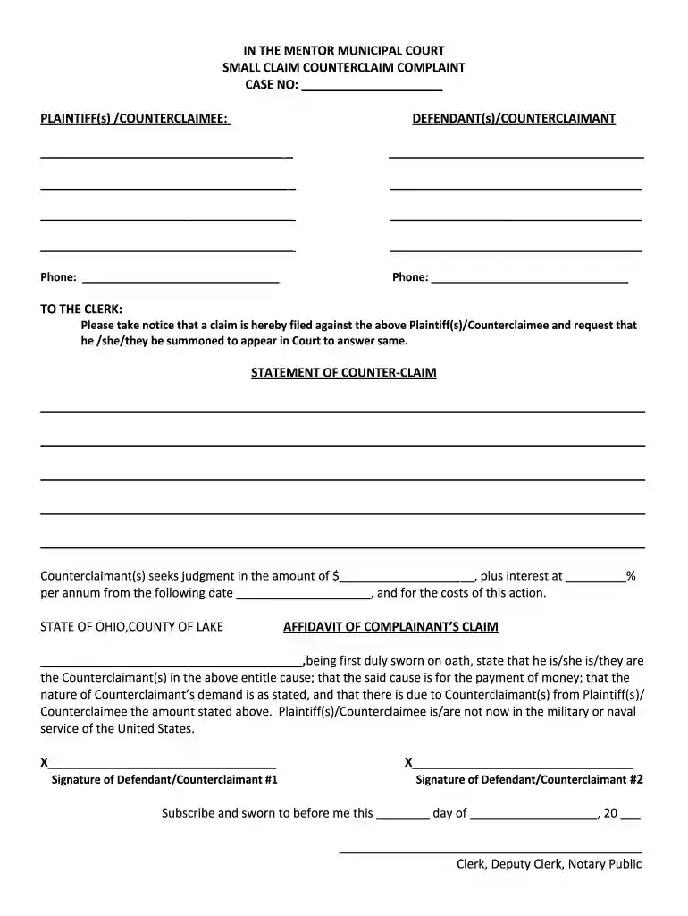 counterclaim pdf Preview on Page 1