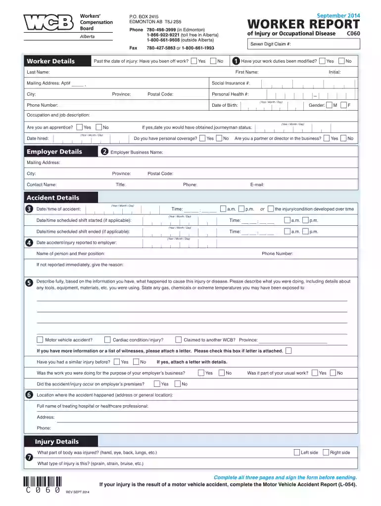 c060 2014-2019 form Preview on Page 1
