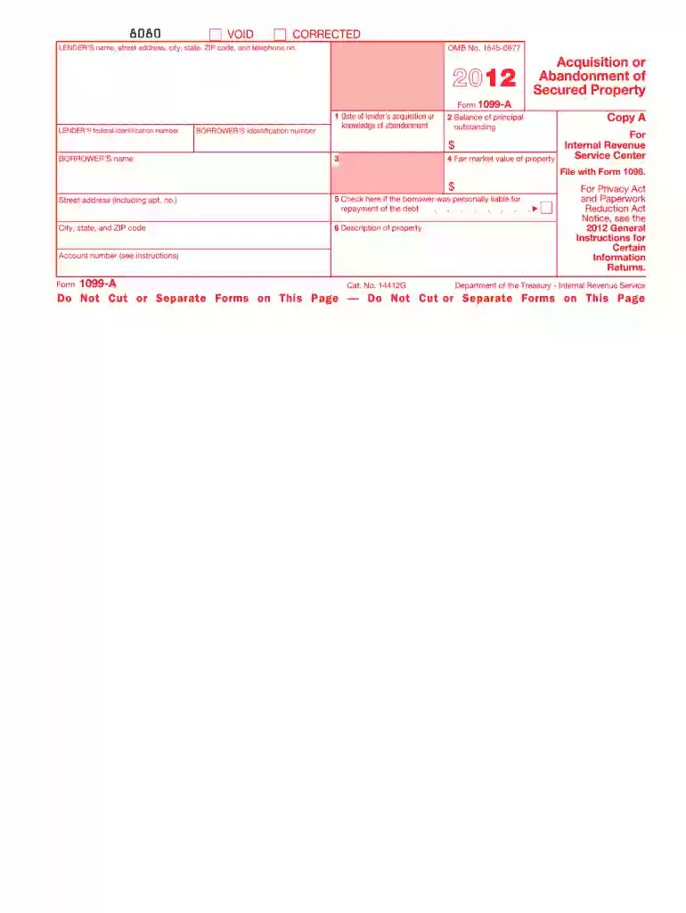 1099 a 2012 Preview on Page 1
