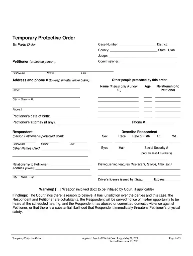 no contact order utah Preview on Page 1