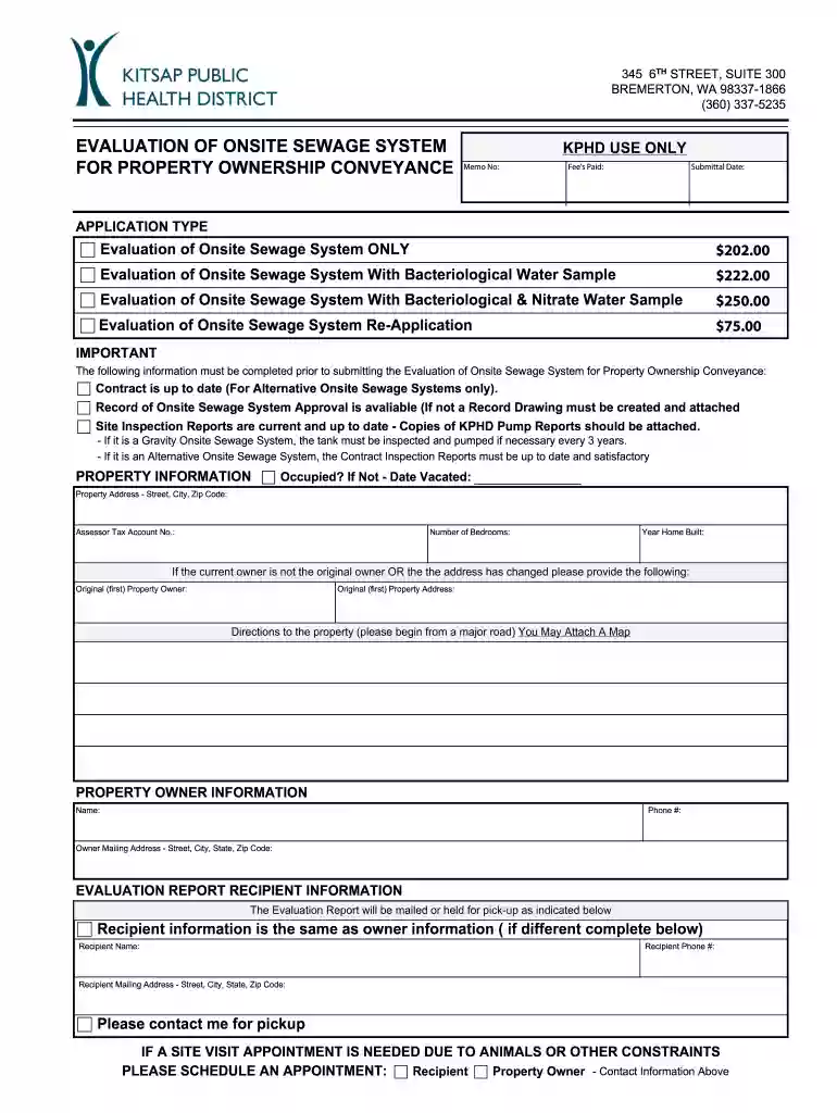 kitsap county septic conveyance Preview on Page 1