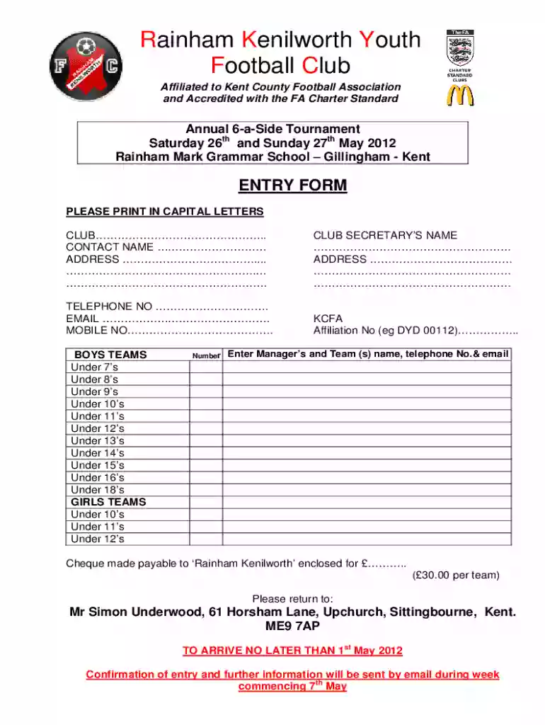 football tournament invitation letter pdf Preview on Page 1