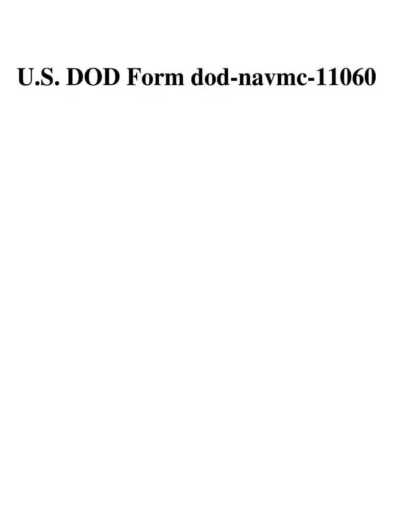 navmc 11060 Preview on Page 1