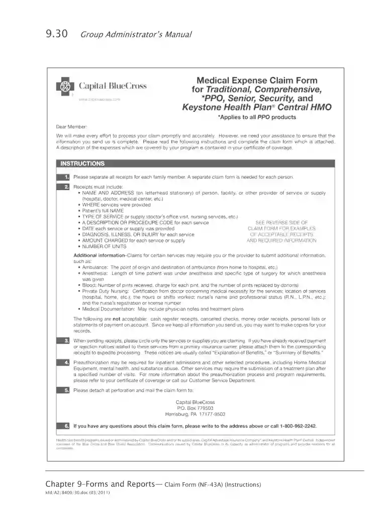 claim 43a instructions Preview on Page 1