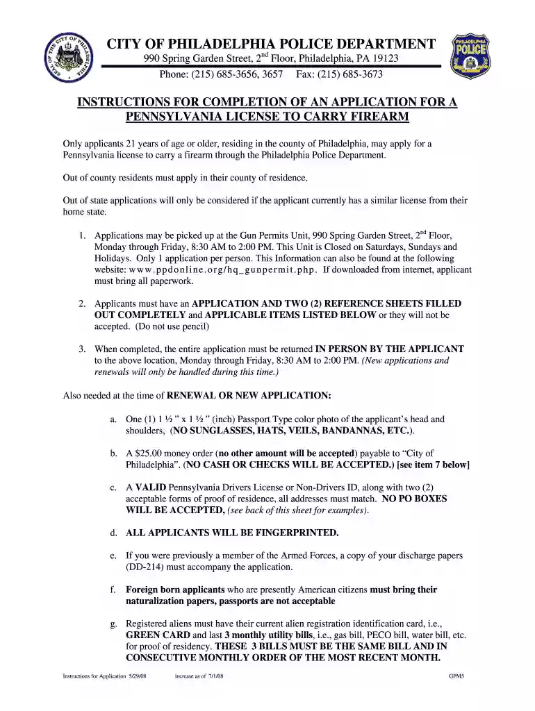 gun permit Preview on Page 1