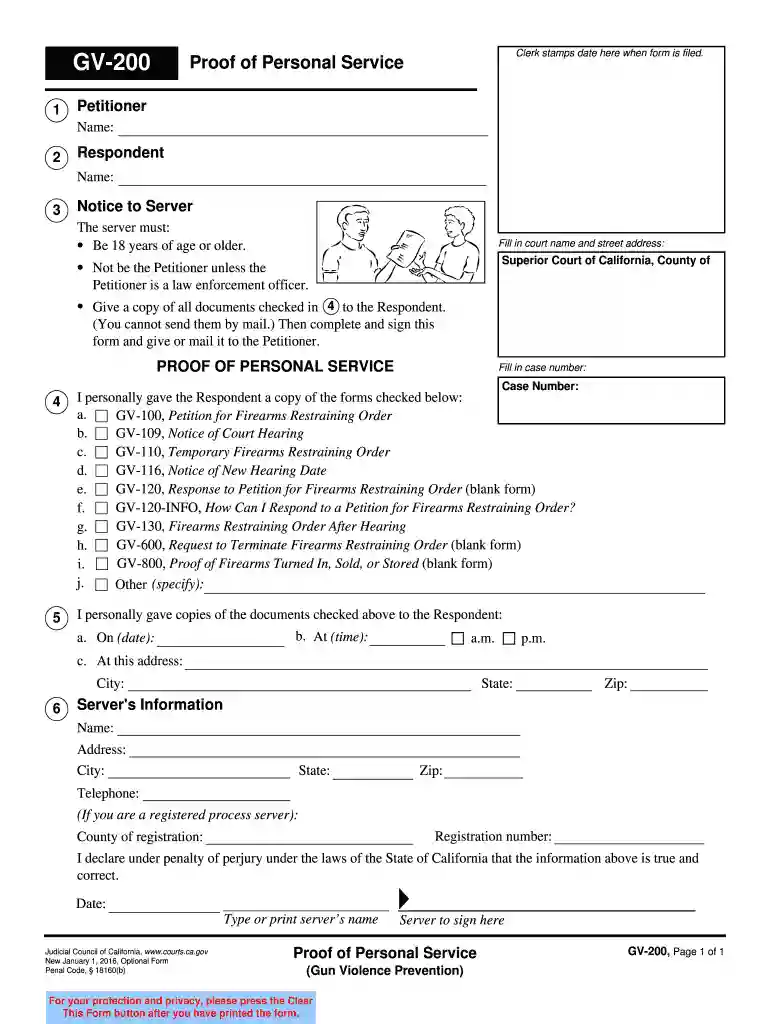 gv form Preview on Page 1