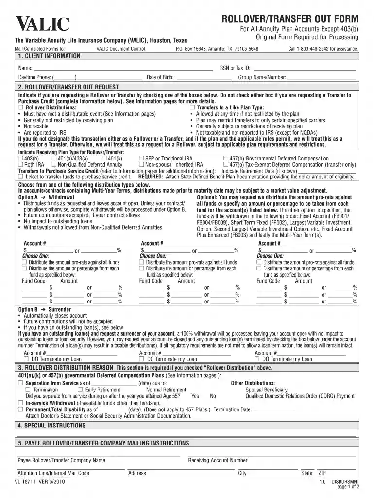 valic login Preview on Page 1