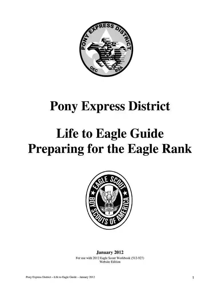 Pony Express District Life to bEagleb Guide Preparing for the bb - gec-bbsab - gsm gec-bsa Preview on Page 1