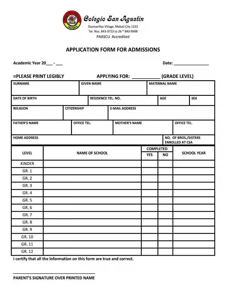 csa application online Preview on Page 1