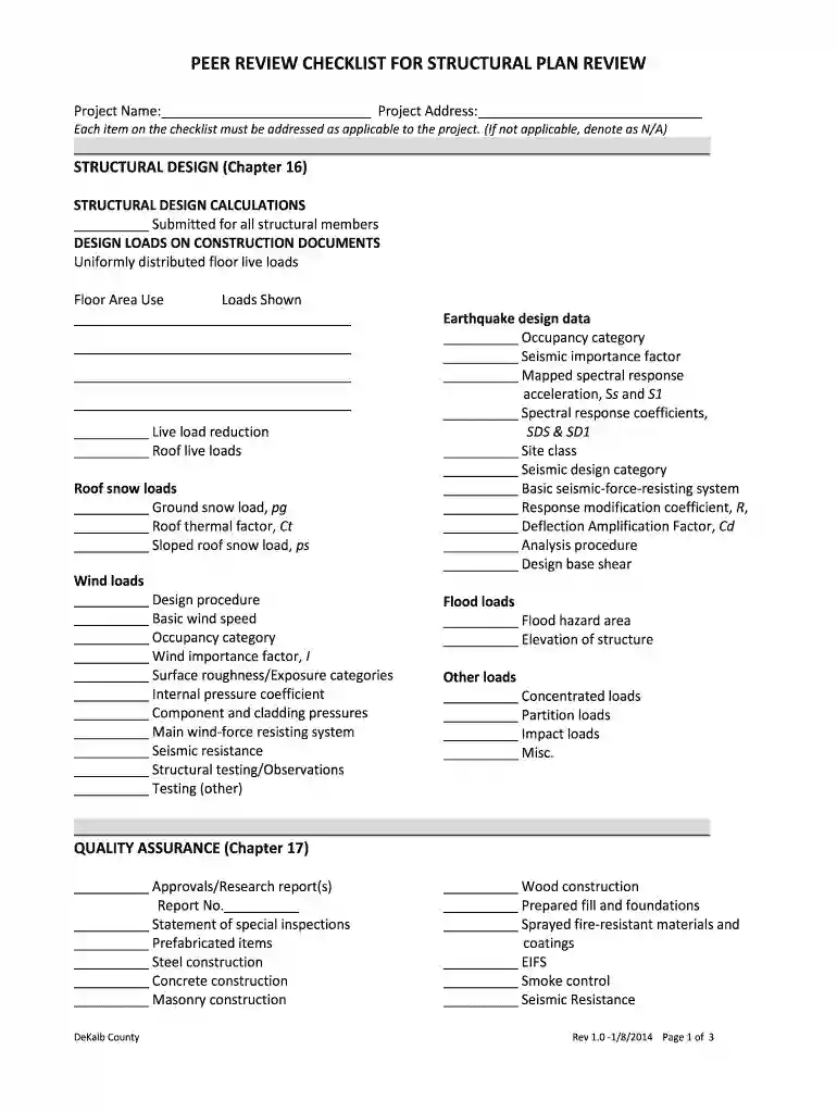 peer review checklist Preview on Page 1