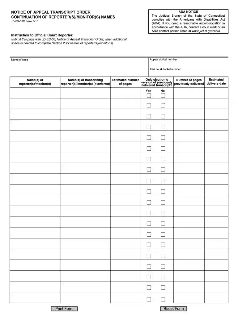 transcript monitor Preview on Page 1