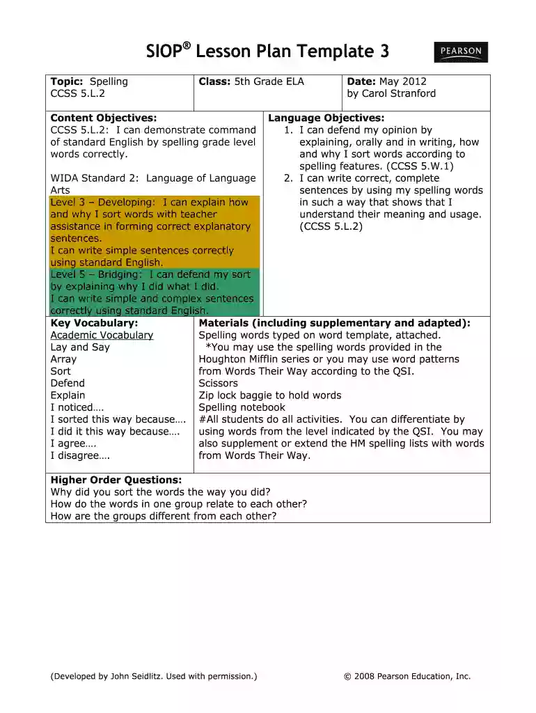 weekly do now template Preview on Page 1