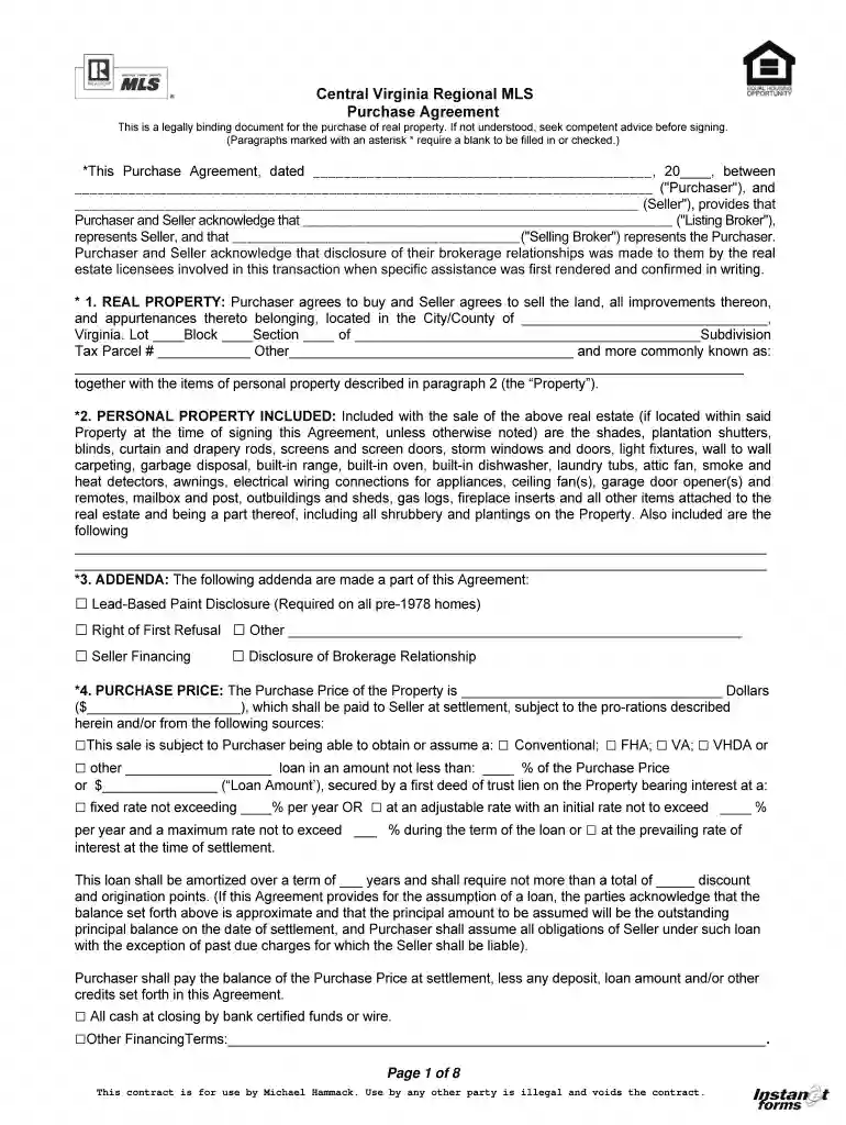 central virginia regional mls Preview on Page 1