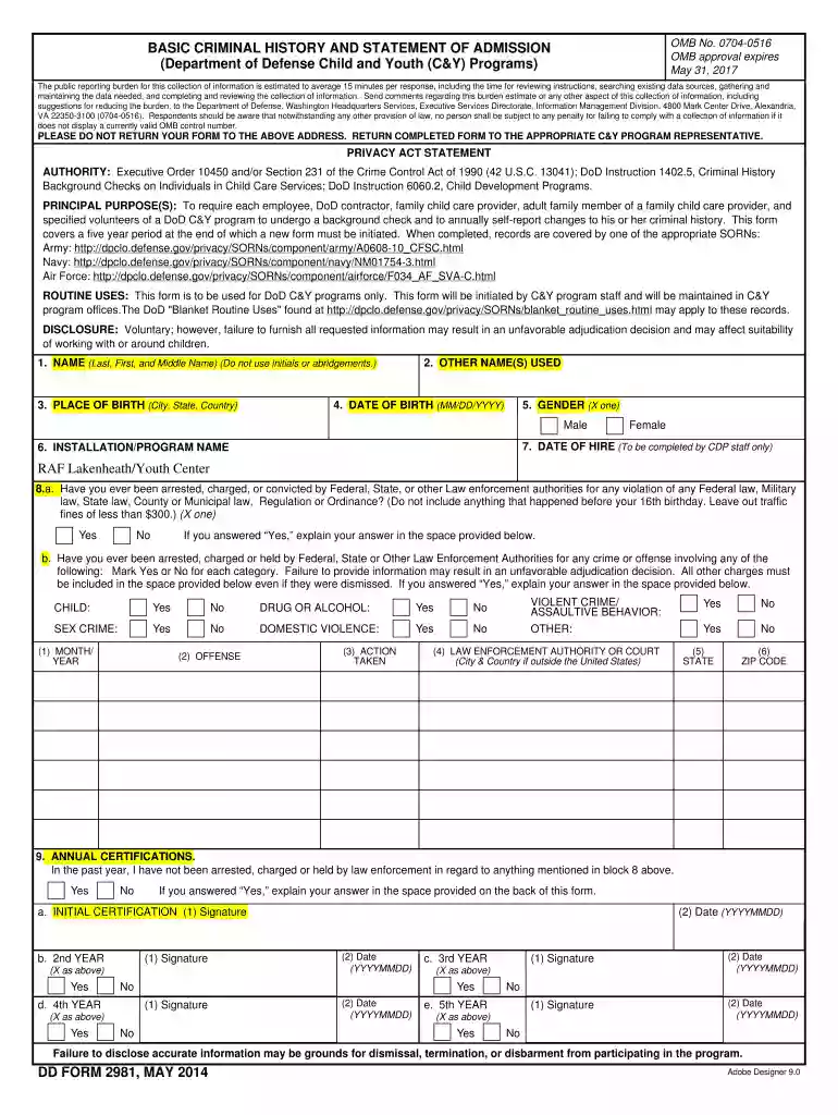 dd2981 Preview on Page 1