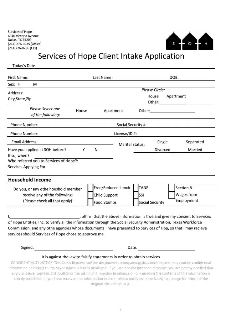 service of hope Preview on Page 1