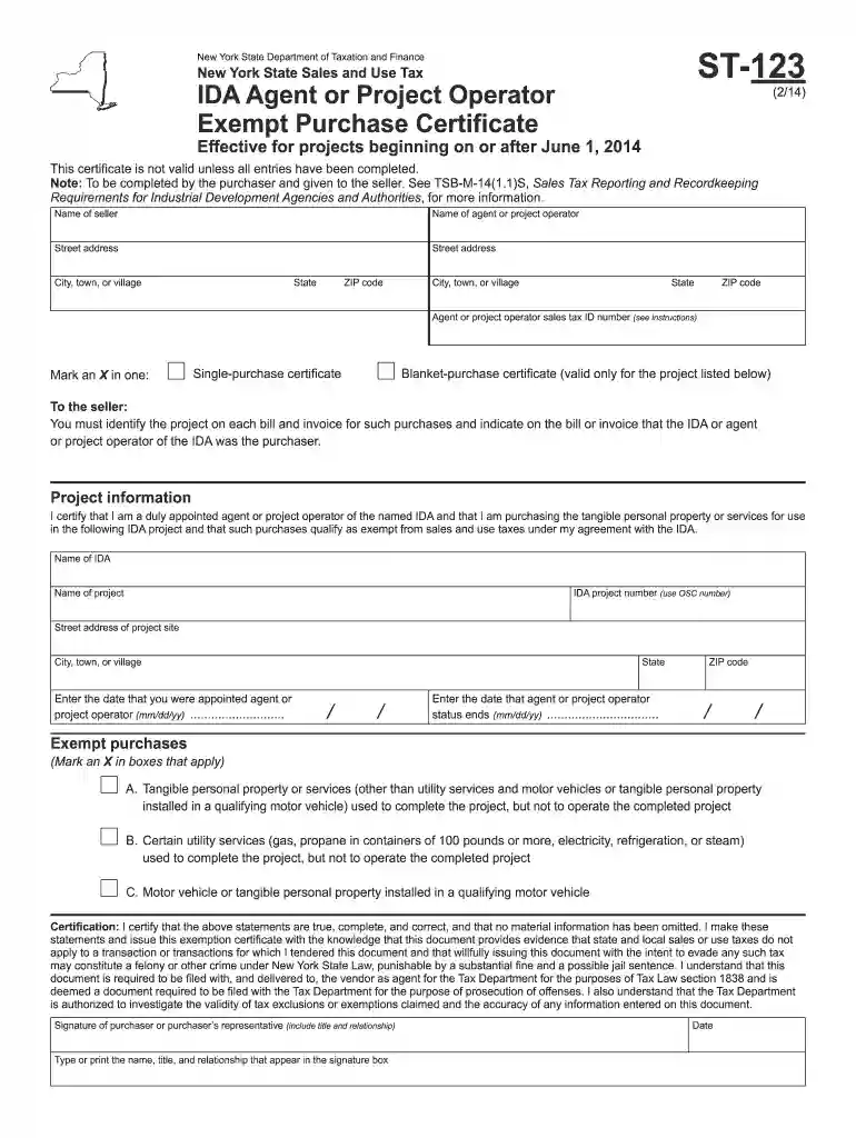 st123 2014 form Preview on Page 1