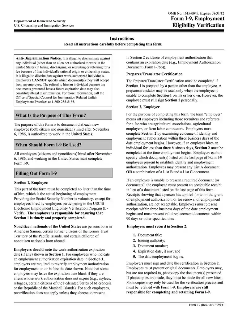 i 9 form 2024 Preview on Page 1