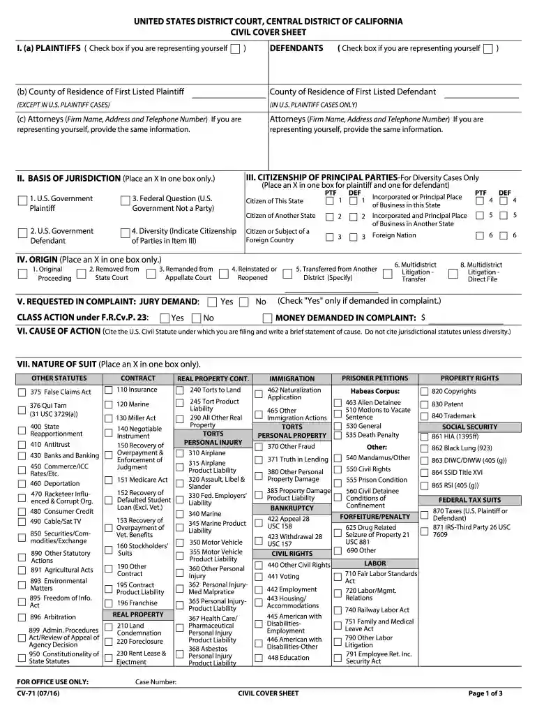 cv 71 form Preview on Page 1