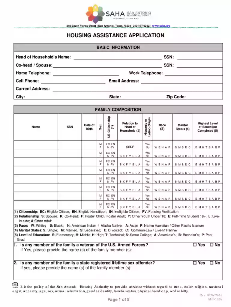 section 8 recertification packet Preview on Page 1