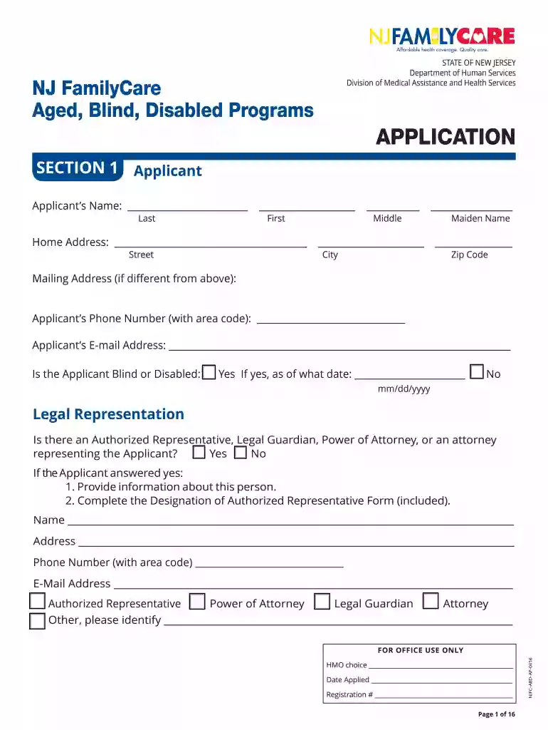 abd application nj Preview on Page 1