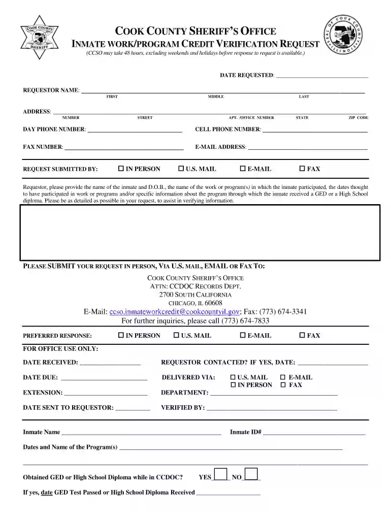 cook county bond refund status Preview on Page 1