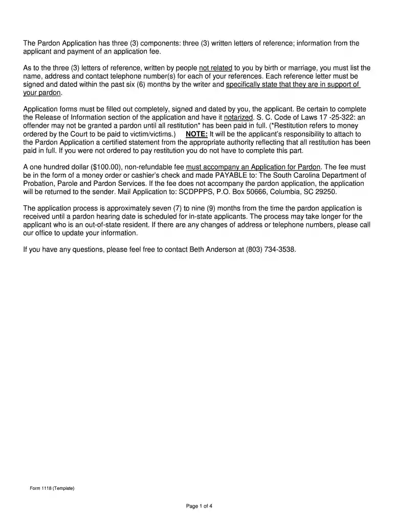 felony pardon letter sample Preview on Page 1