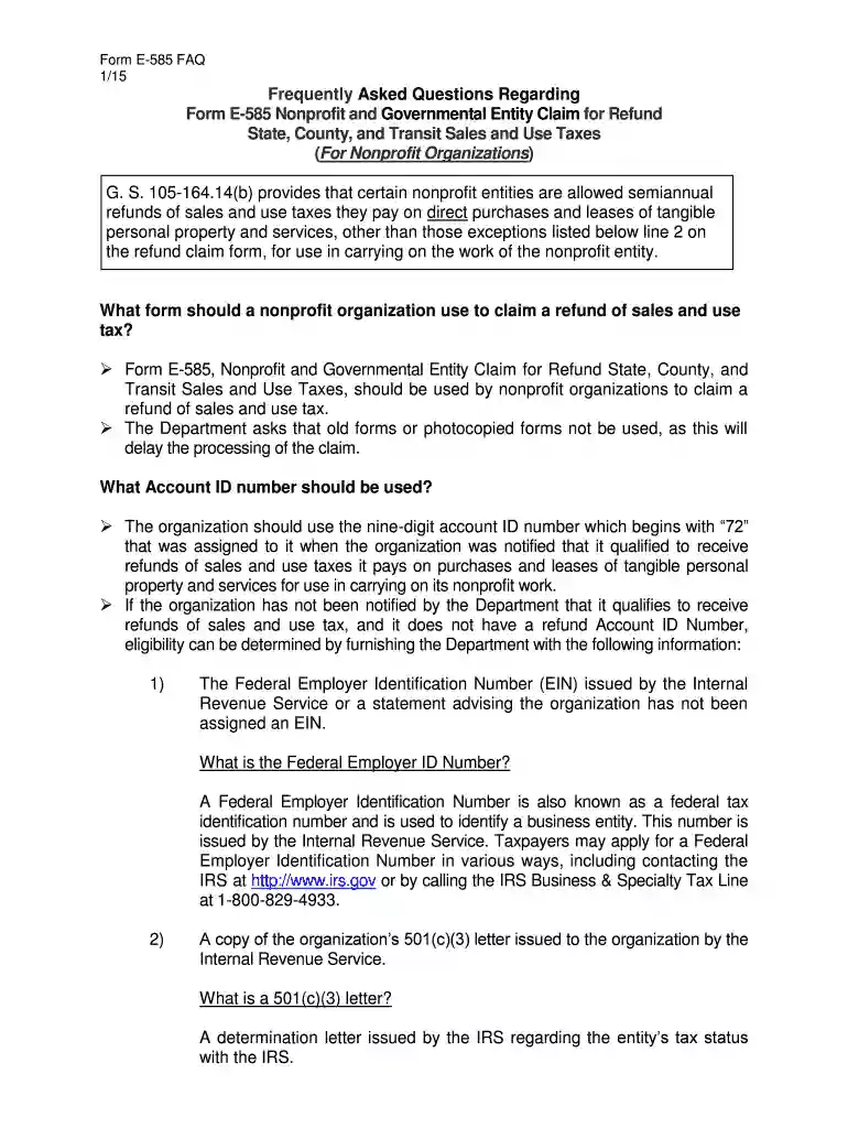 585 form Preview on Page 1