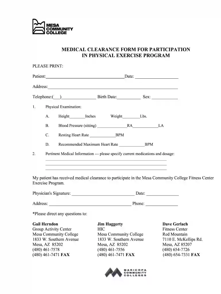 surgical clearance letter sample Preview on Page 1