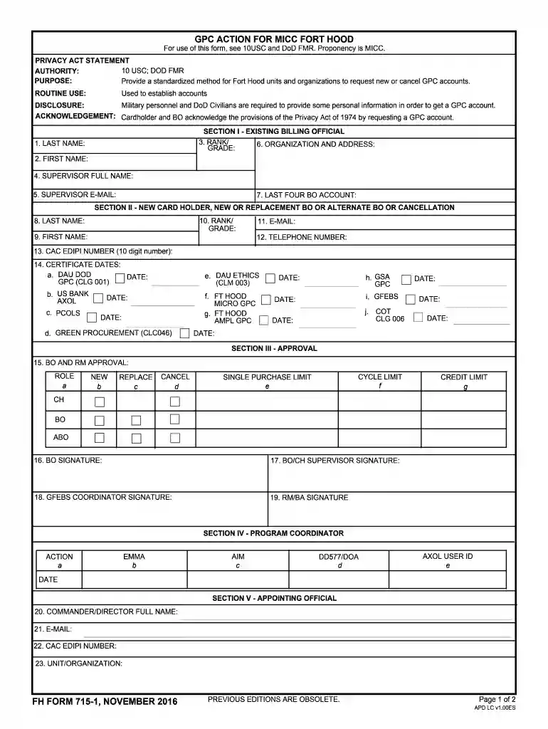 af form 715 Preview on Page 1