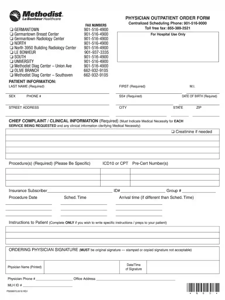 lebonheur doctors note Preview on Page 1