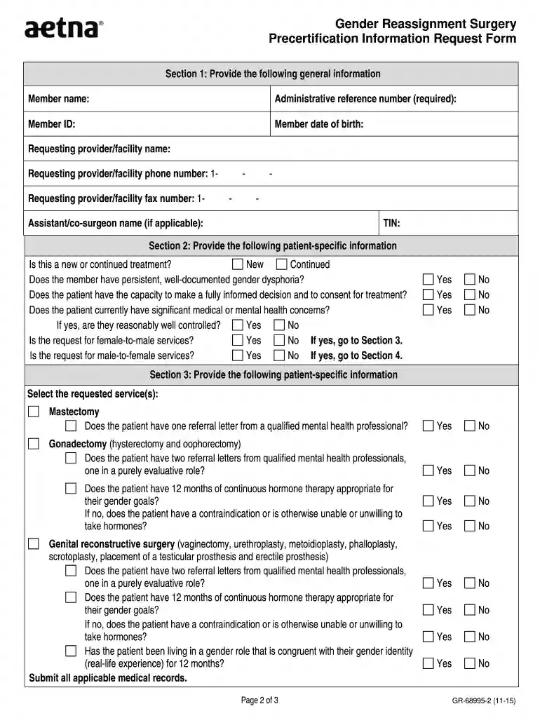 gender reassignment surgery. gender reassignment surgery Preview on Page 1
