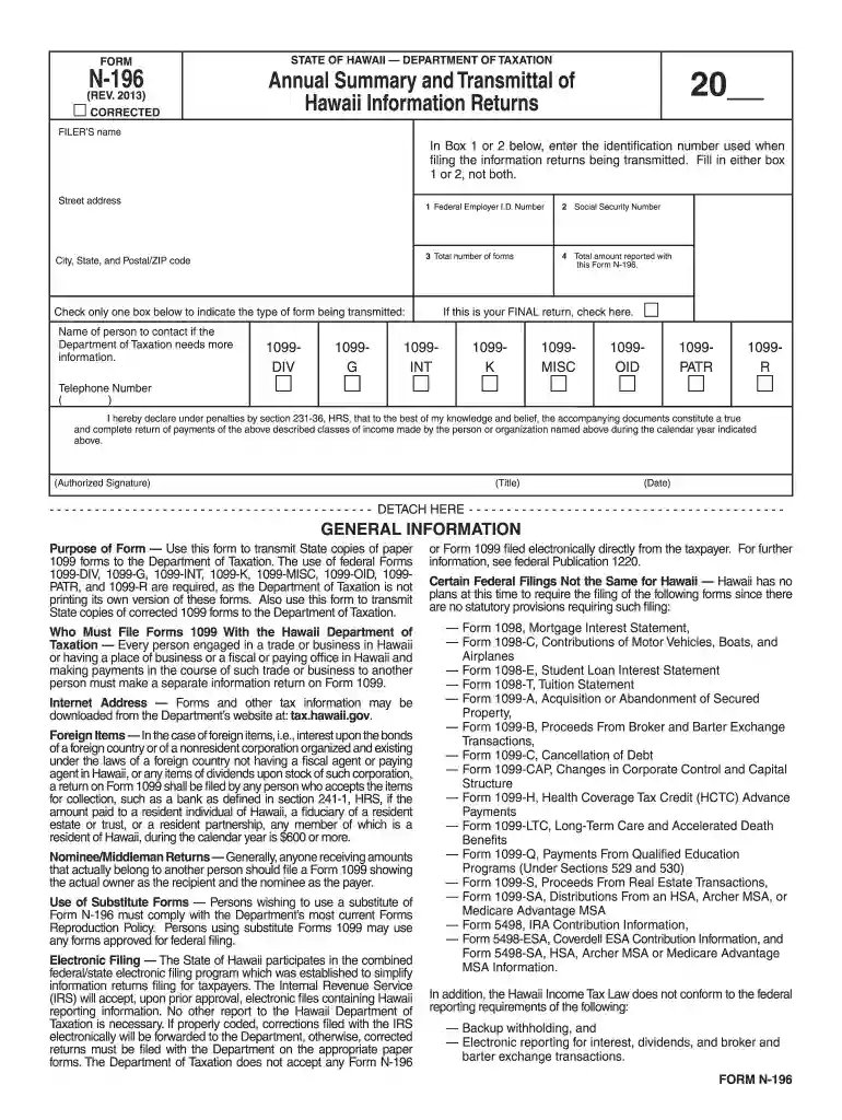 form n 196 Preview on Page 1