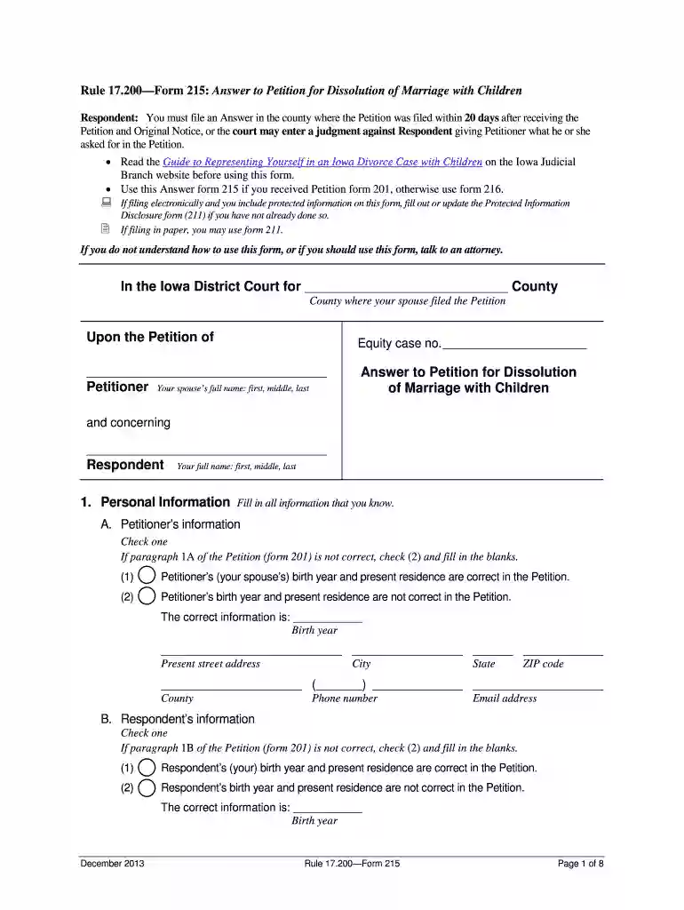 215 petition Preview on Page 1