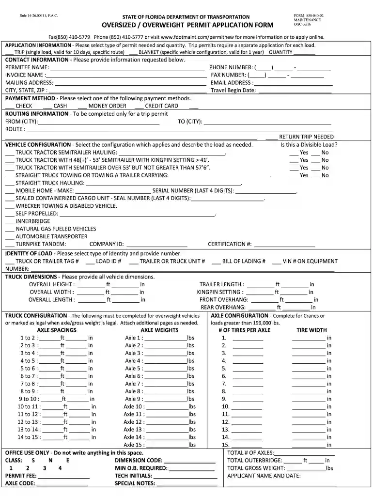 850 form Preview on Page 1