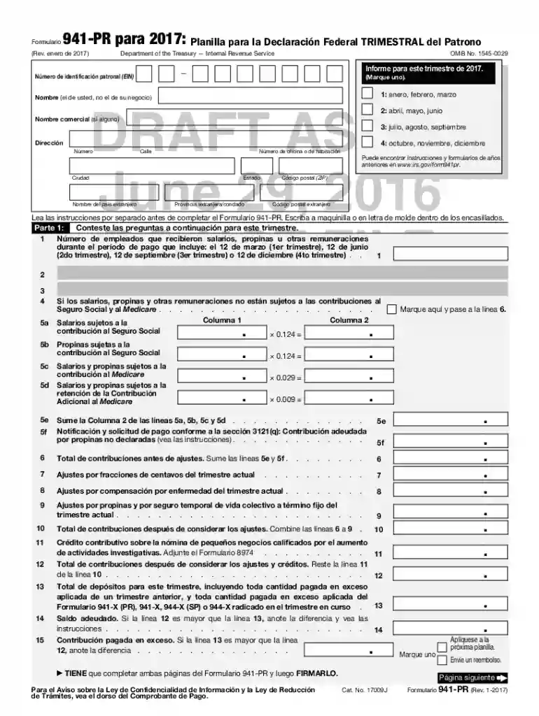 941 form 2020 pdf Preview on Page 1