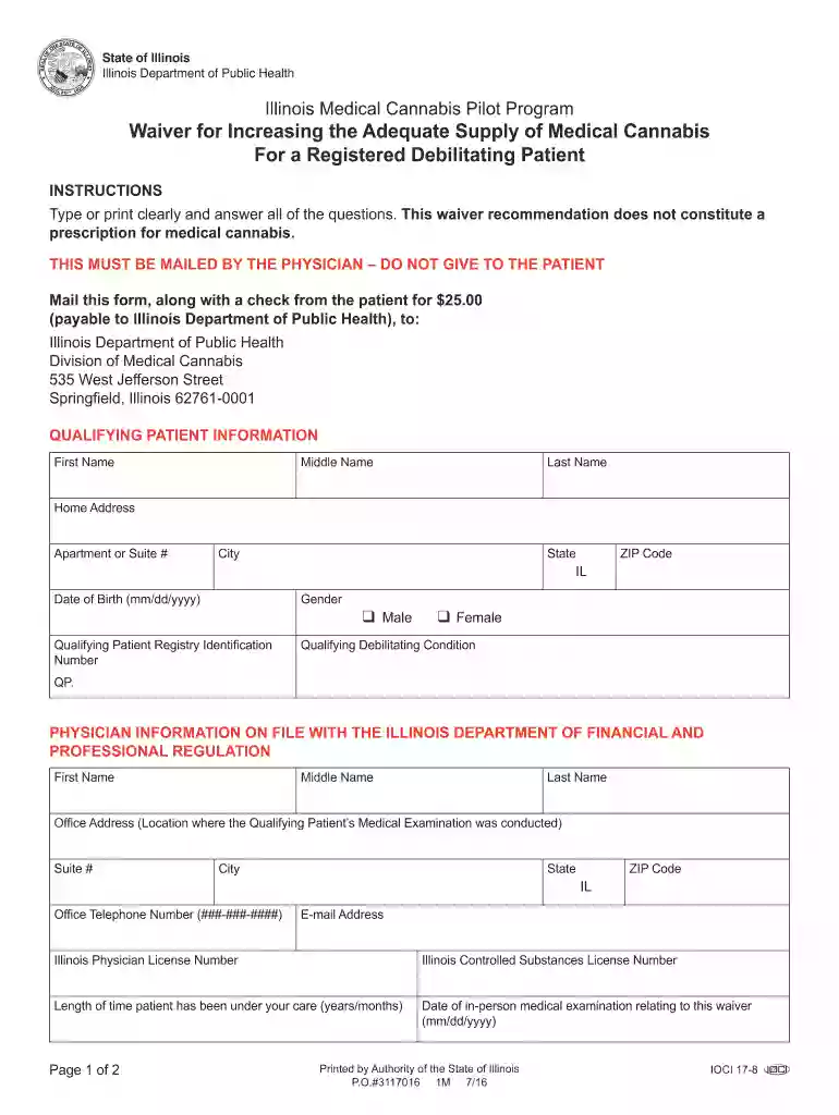 For a Registered Debilitating Patient Preview on Page 1