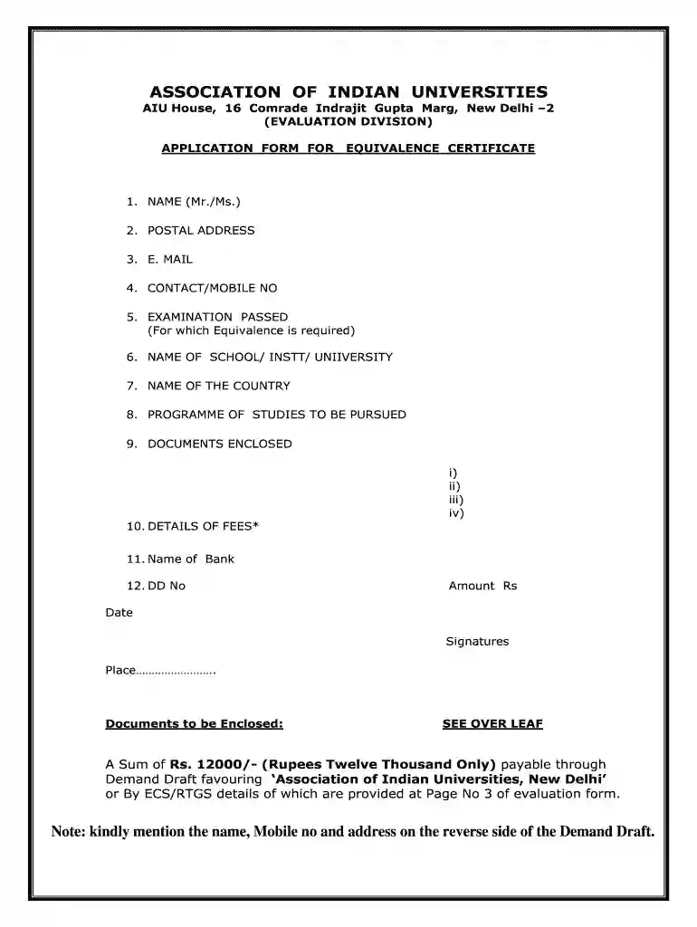 equivalence certificate Preview on Page 1