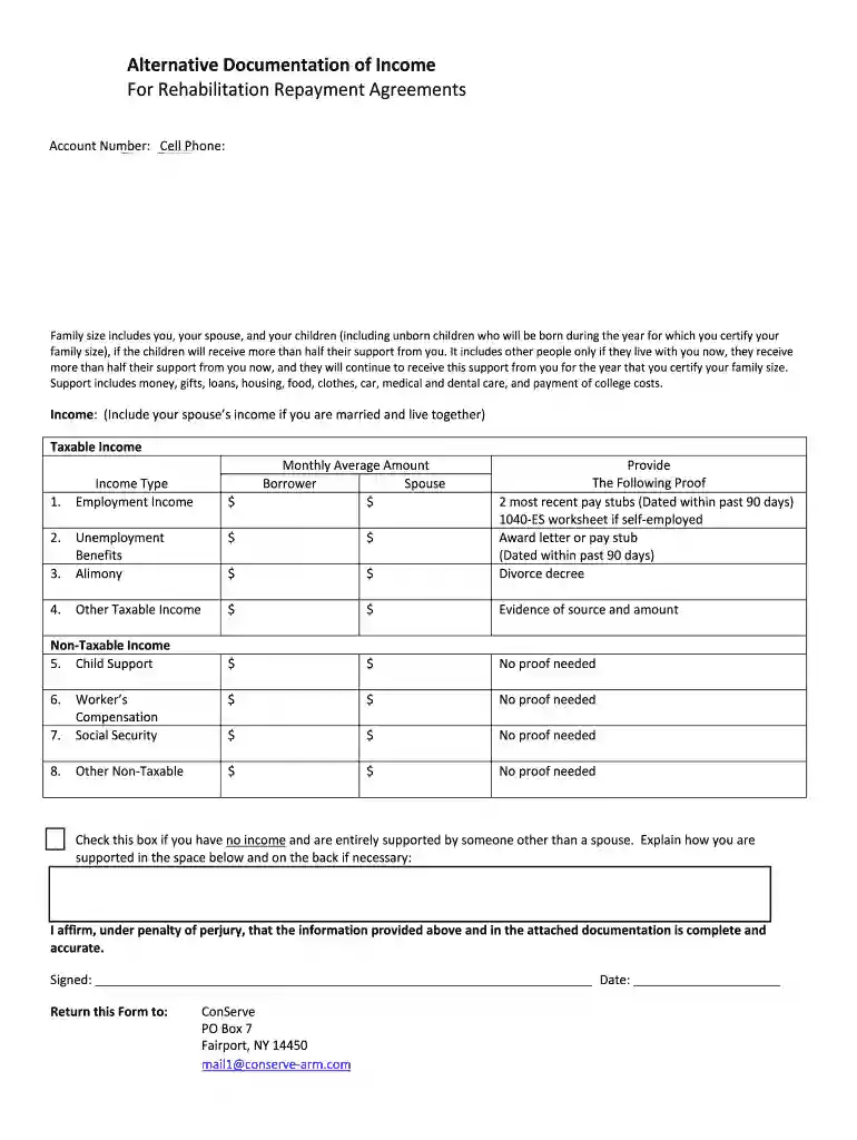 income repayment agreements form Preview on Page 1
