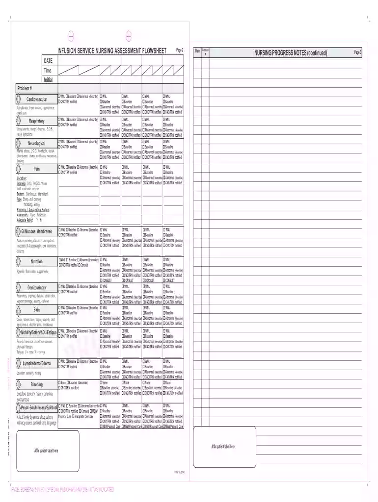 nursing assessment for iv therapy Preview on Page 1