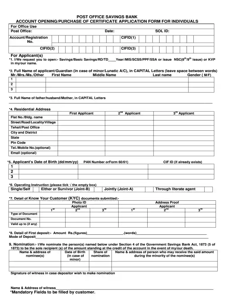 husband application form Preview on Page 1