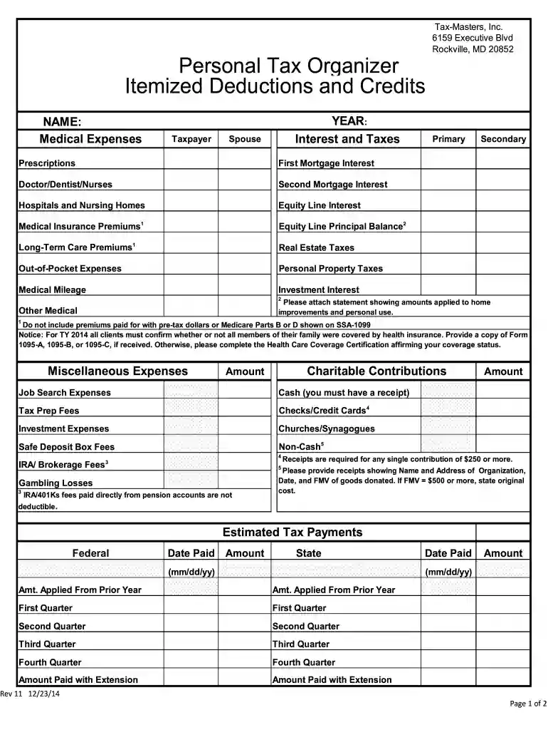 nurse tax deduction worksheet Preview on Page 1