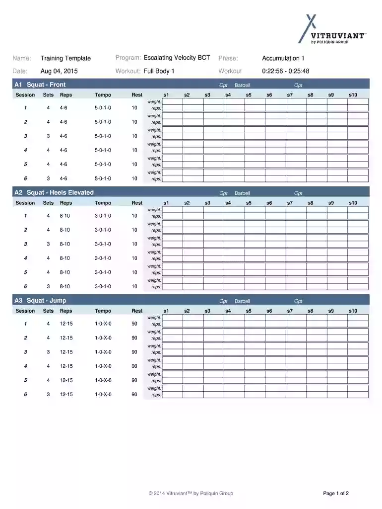 charles poliquin workout pdf Preview on Page 1