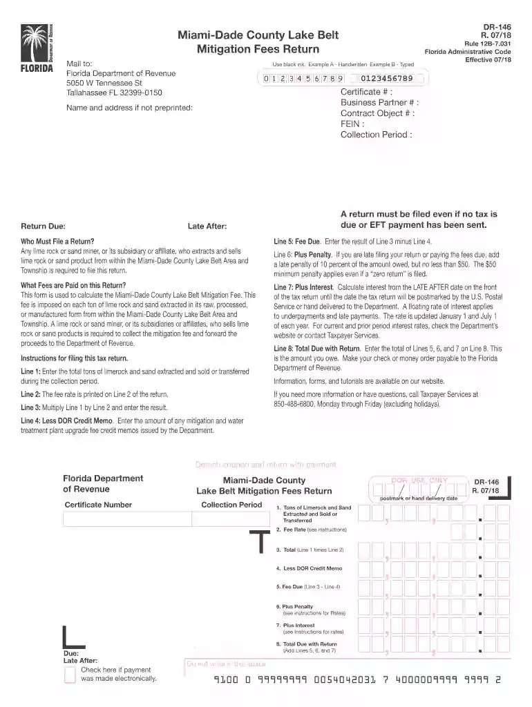 2018 FL DR-146 Preview on Page 1