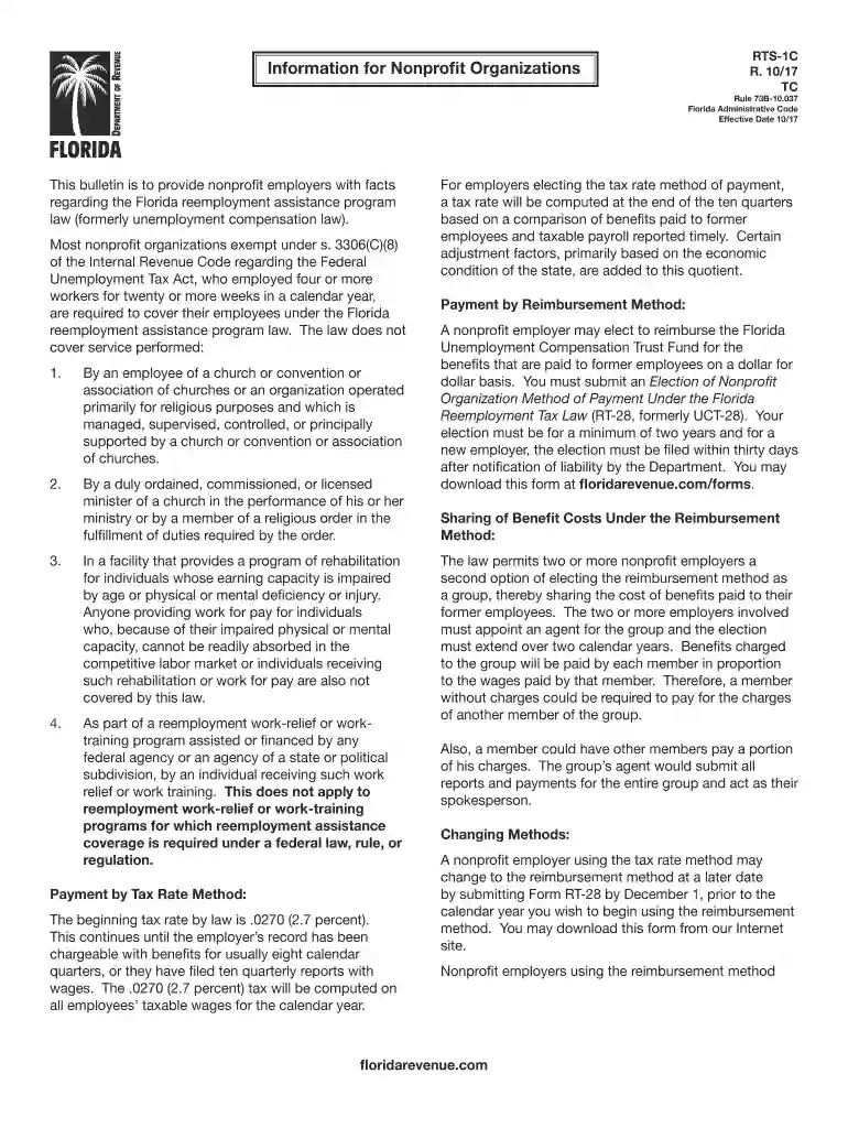 rts information nonprofit organizations online Preview on Page 1