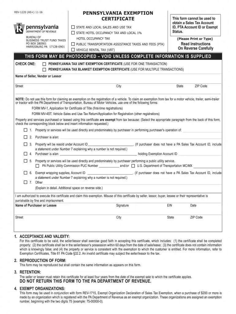 form pa 2016 Preview on Page 1