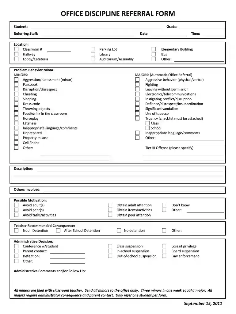 office referral form Preview on Page 1