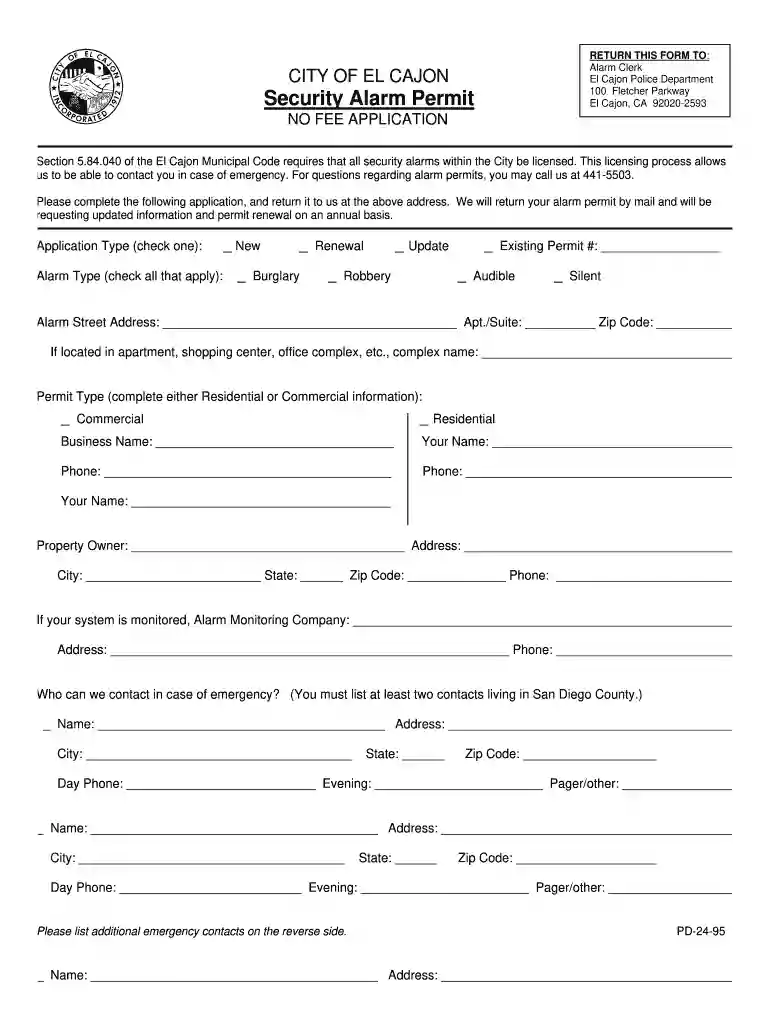 permit number Preview on Page 1